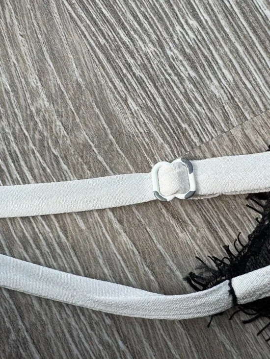 The Kooples Black & White Lace Sheer Camisole Top — Size Small - Picture 4 of 6